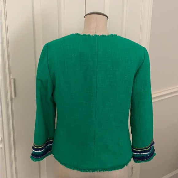 Talbots Jacket with Embellished Sleeve Detail - Picture 2 of 6